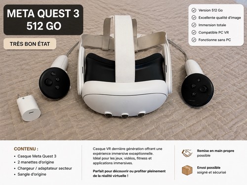 Meta quest 512go casque - meta,